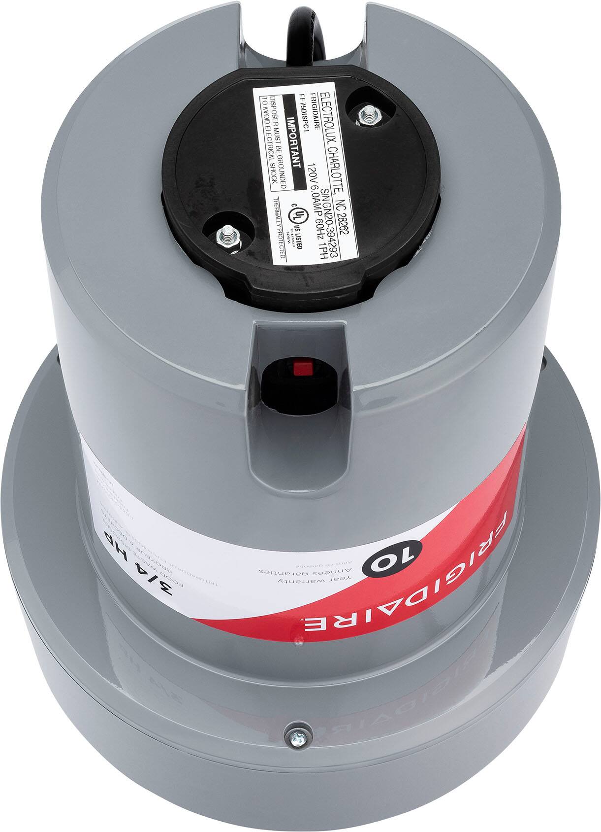 Left. Frigidaire - Frigidaire 3/4HP Corded Garbage Disposal - Gray.