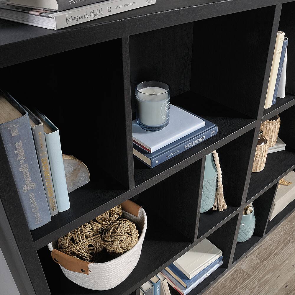 Black shop horizontal bookcase