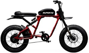 Super73 - RX Electric Motorbike w/ 75+ mile max operating range & 28+ mph max speed - Carmine Red - Front_Zoom