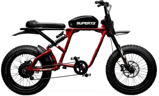 Super73 RX Electric Motorbike w 75 mile max operating range 28