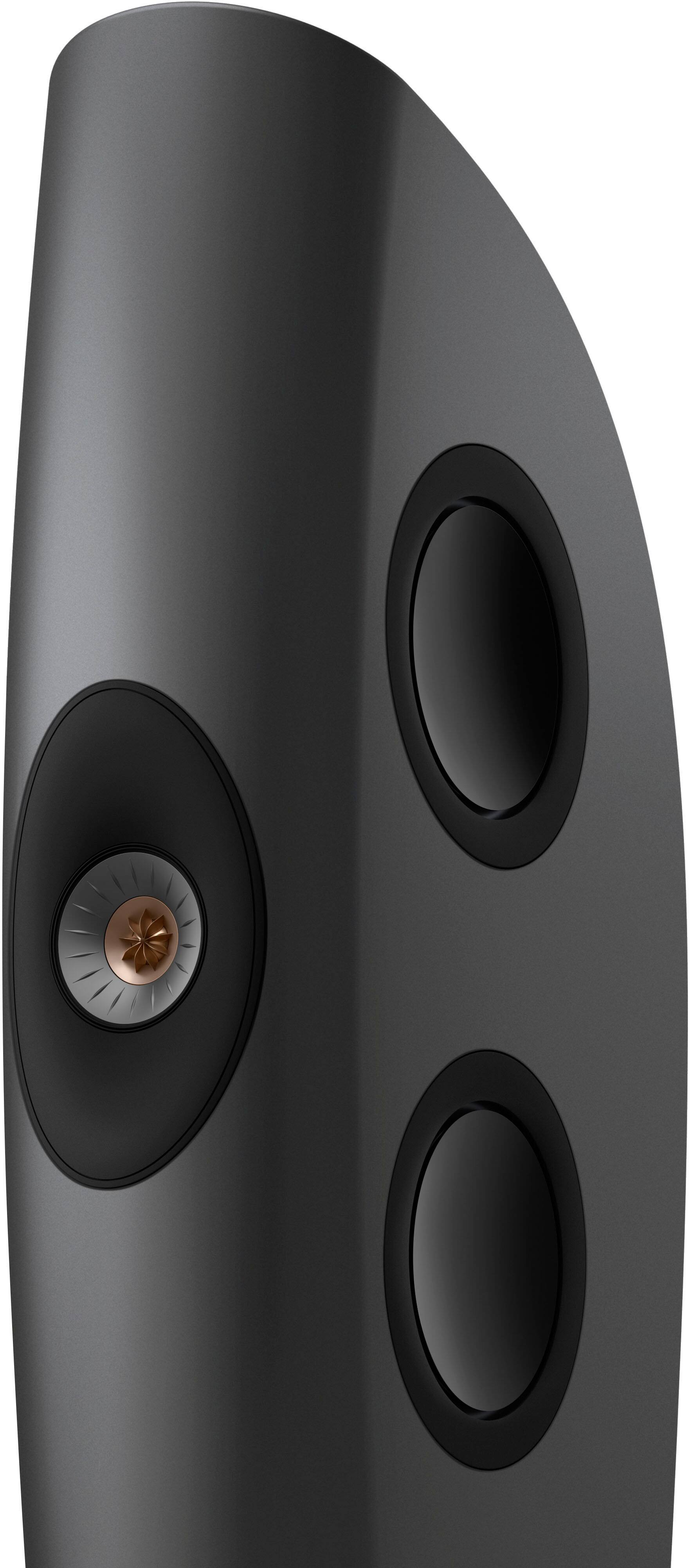 Angle. KEF - KEF BLADE ONE META (EACH) - CHARCOAL GREY/Bronze.