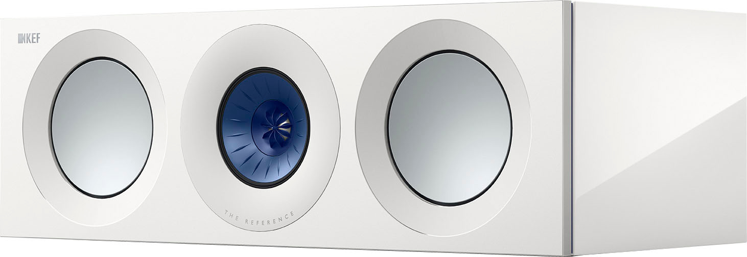 Angle View: KEF REFERENCE META - WHITE BLUE