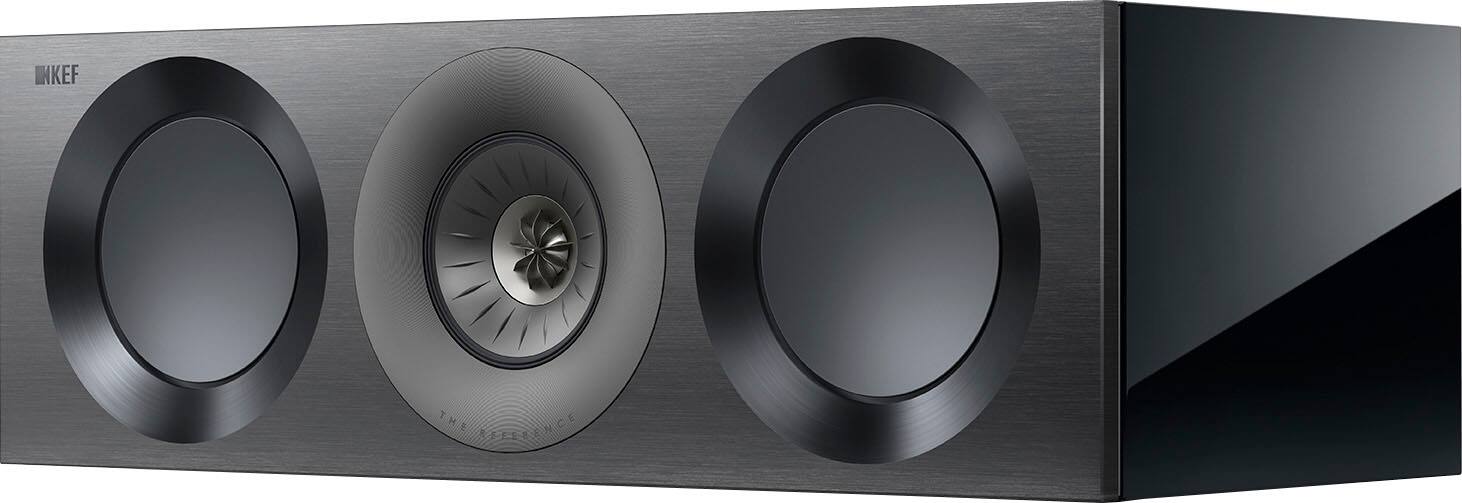 Angle. KEF - KEF REFERENCE TWO META CENTER SPEAKER (EACH) - BLACK GREY.