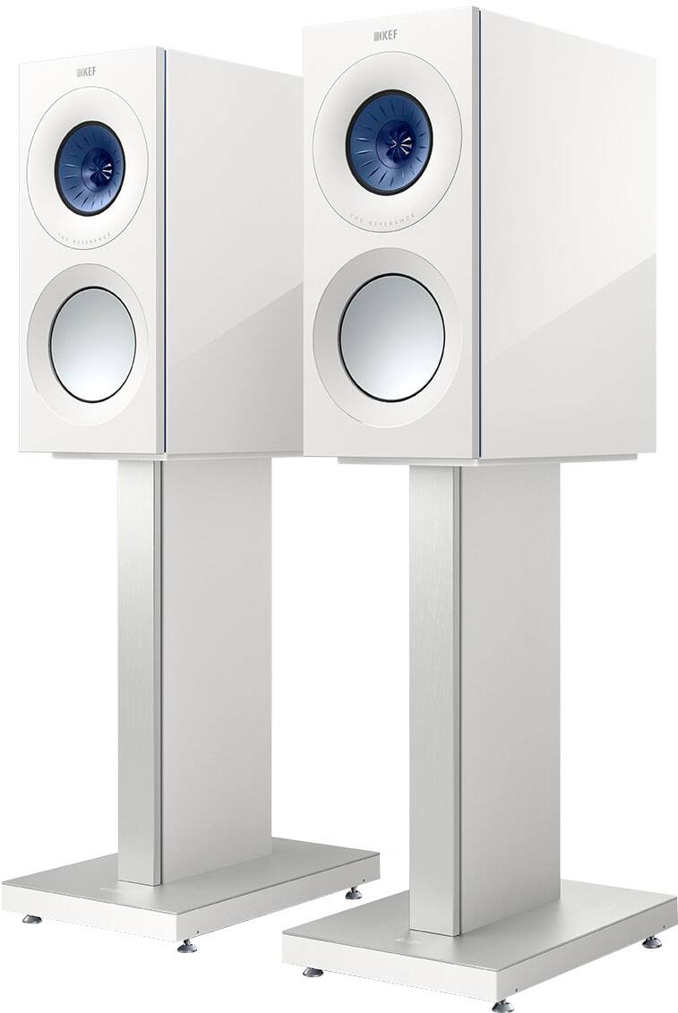 Angle. KEF - KEF REFERENCE ONE META BOOKSHLEF SPEAKER (EACH) - WHITE BLUE.