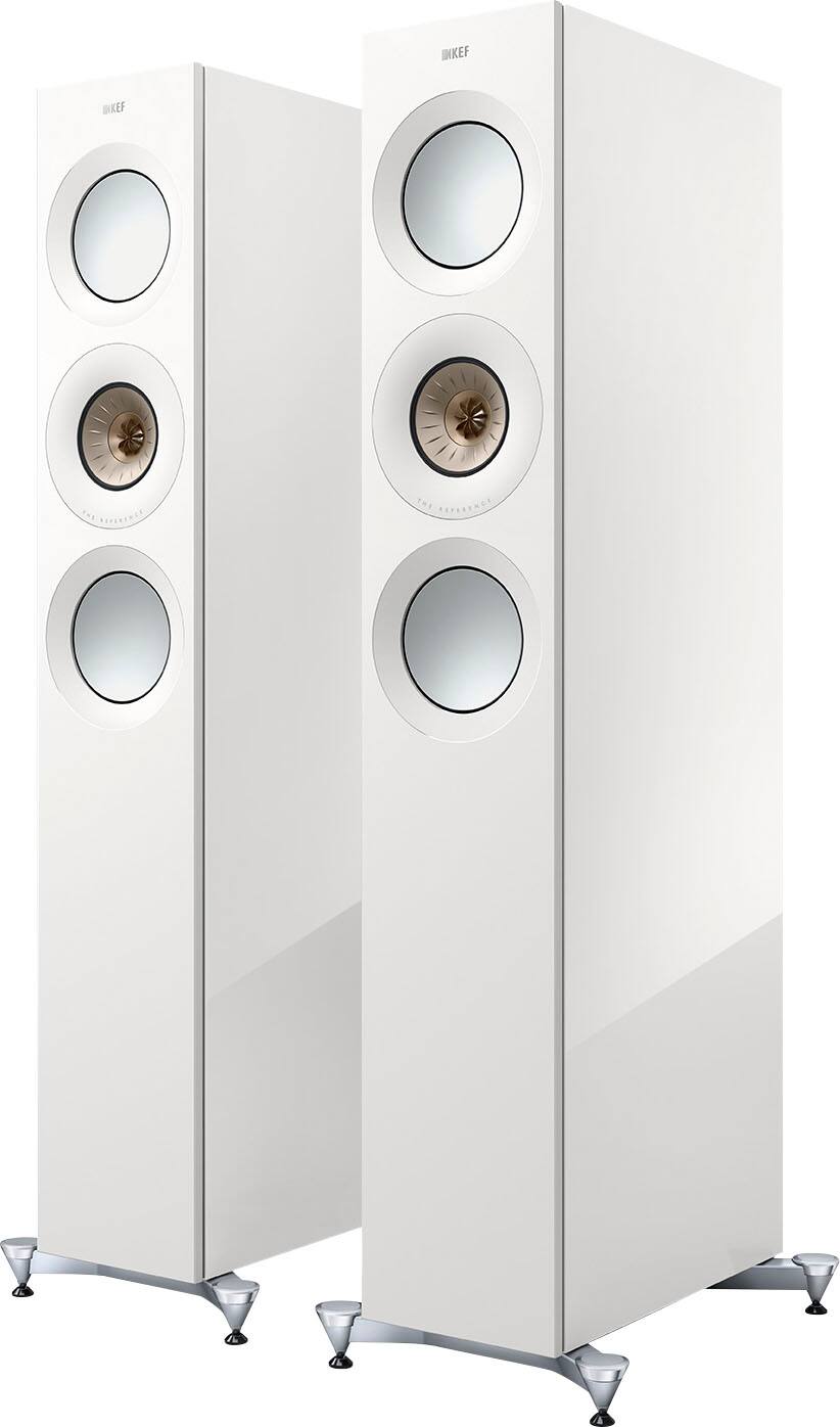 Angle. KEF - KEF REFERENCE THREE META FLOORSTANDING SPEAKER (Each) - WHITE.