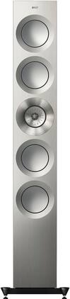 KEF - REFERENCE FIVE META FLOORSTANDING SPEAKER (EACH) - SILVER SATIN WALNUT