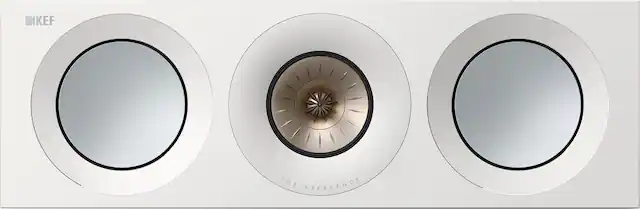 Front. KEF - KEF REFERENCE TWO META CENTER SPEAKER (EACH) - WHITE.