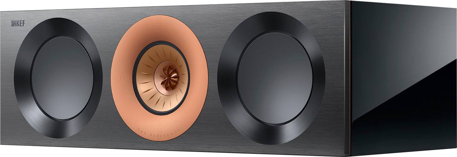 Angle. KEF - KEF REFERENCE TWO META CENTER SPEAKER (EACH) - BLACK COPPER.