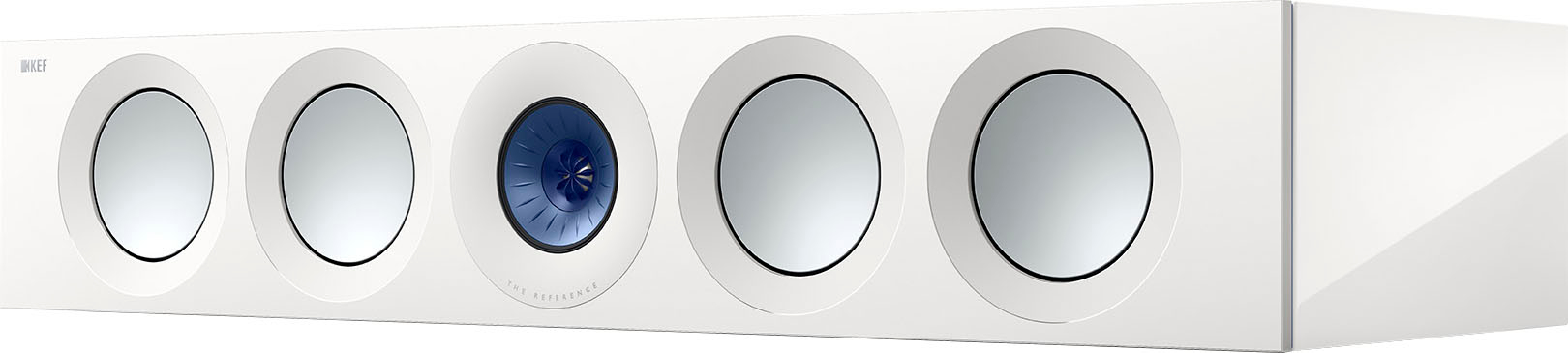 Angle View: KEF REFERENCE META - WHITE BLUE