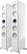 Angle. KEF - KEF REFERENCE FIVE META FLOORSTANDING SPEAKER (Each) - WHITE BLUE.