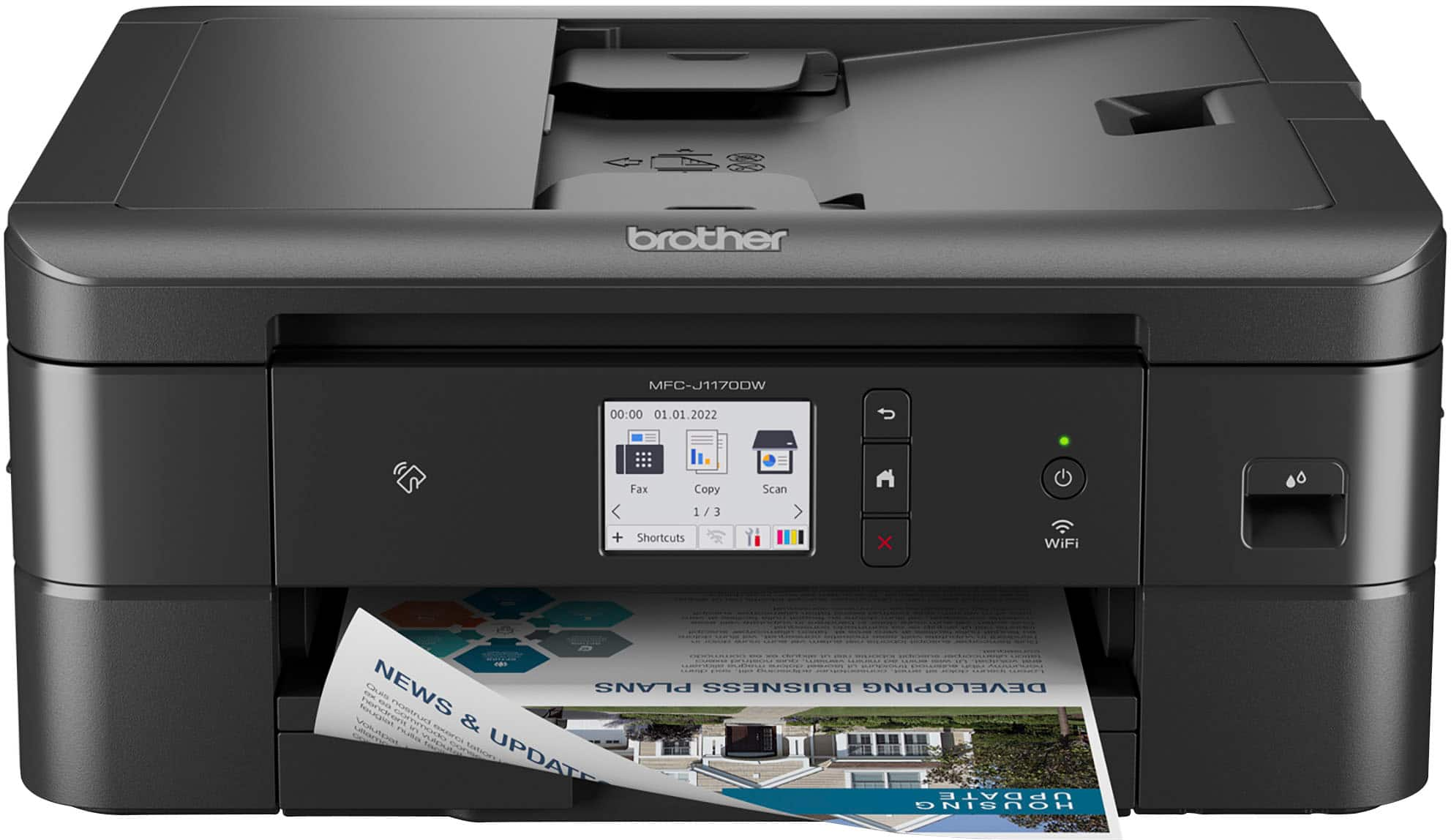 Brother MFC-J1170DW Wireless Color All-in-One Refresh Subscription Eligible  Inkjet Printer Black MFCJ1170DW - Best Buy