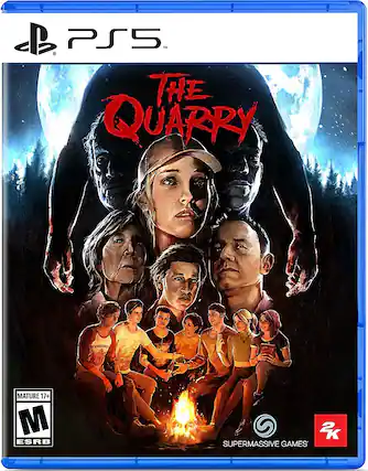 C PS5 Th THE QUARRY MANNINE MATURE 17+ M ESRB 2 SUPERMASSIVE GAMES - M (Mature 17+)