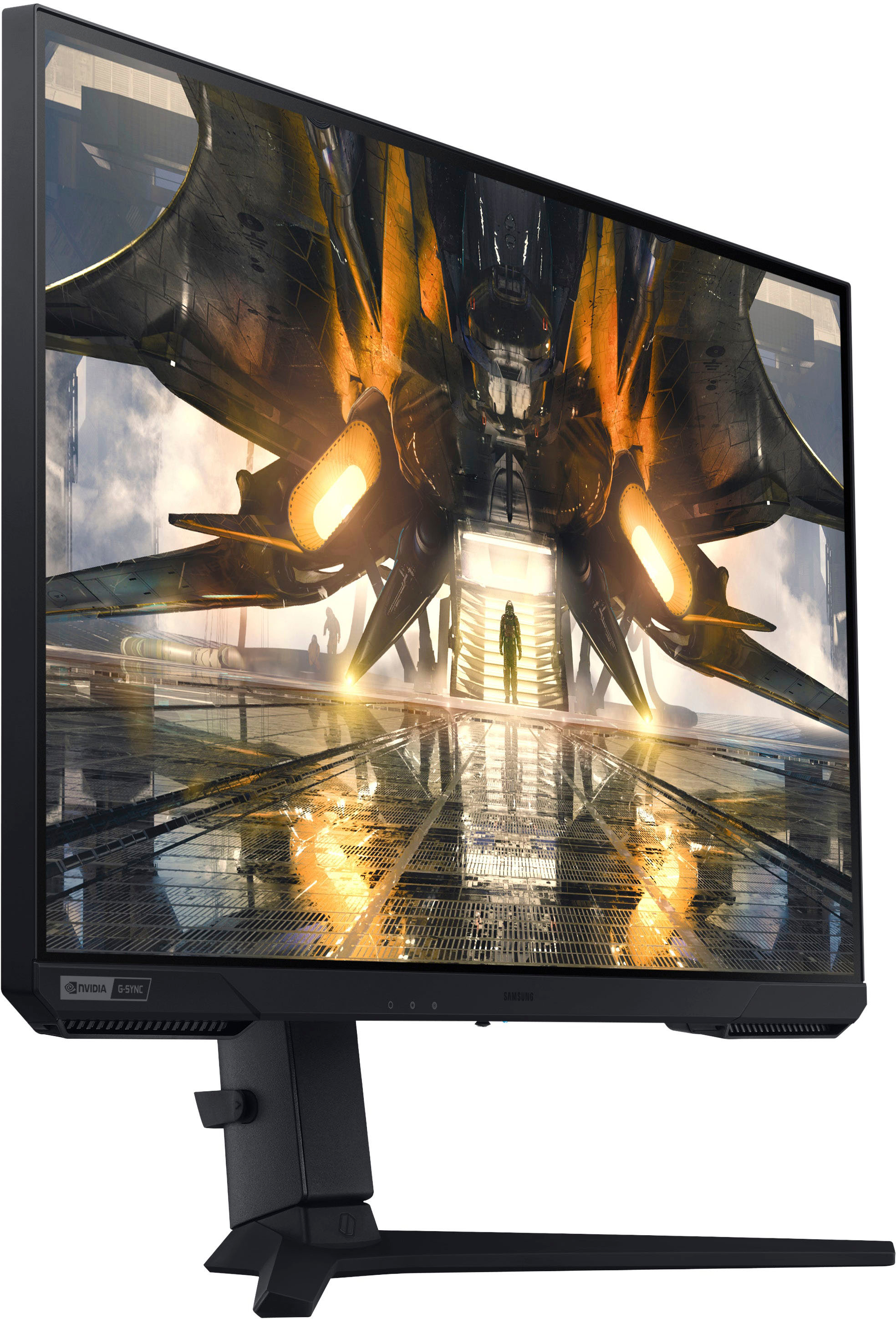  SAMSUNG 32” Odyssey G5 Gaming Monitor, WQHD (2560x1440), 144Hz,  Curved, 1ms, HDMI, Display Port, AMD FreeSync Premium, HDR10,  LC32G55TQWNXZA, Black : Electronics