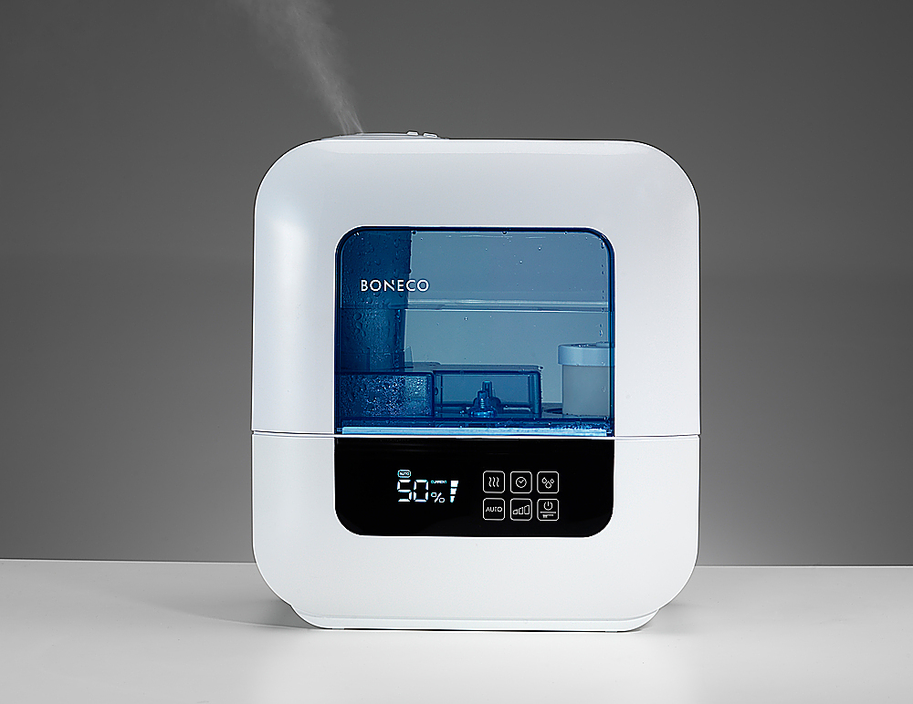Angle View: Boneco - U700 Warm or Cool Digital Humidifier - White