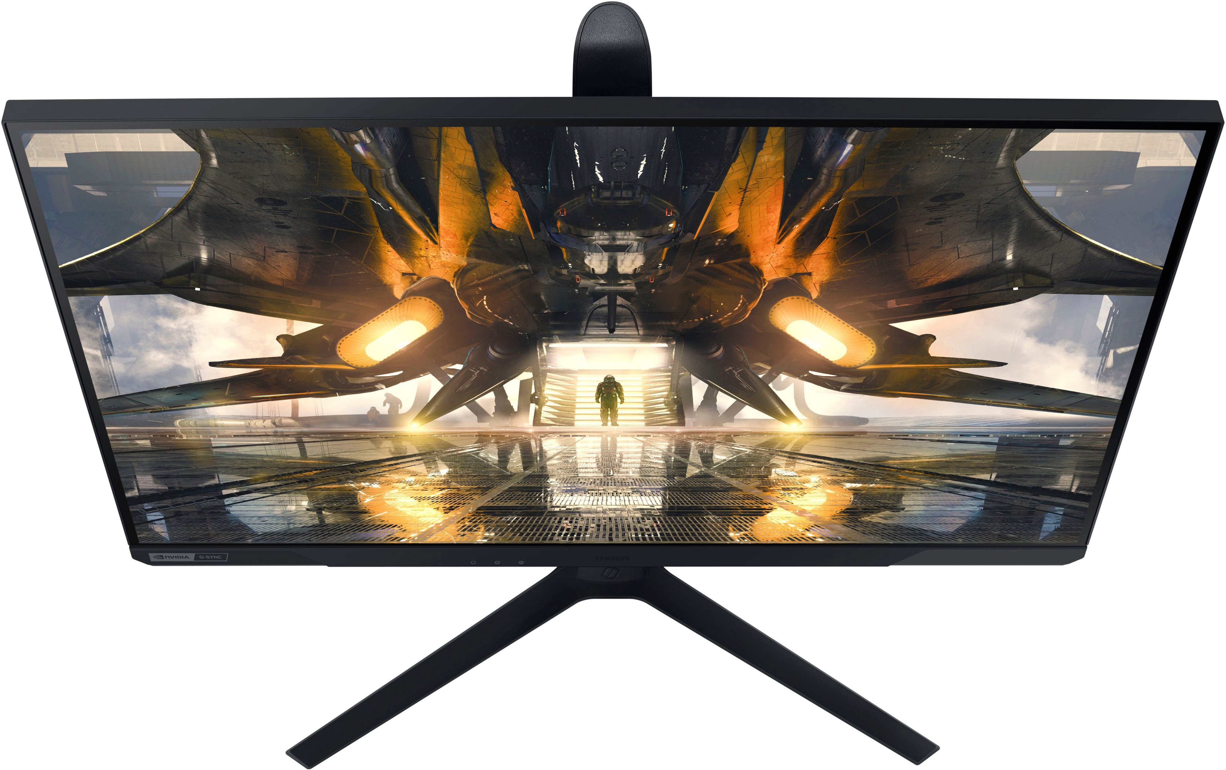Best Buy: Samsung Odyssey G52A 27 QHD G-Sync & FreeSync Premium Compatible  165Hz, 1ms Gaming Monitor with HDR 400 (VESA) Black LS27AG520PNXZA