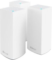 Linksys - Atlas 6 WiFi 6 Router AX3000 Dual-Band WiFi Mesh Wireless Router (3-pack) - White - Front_Zoom
