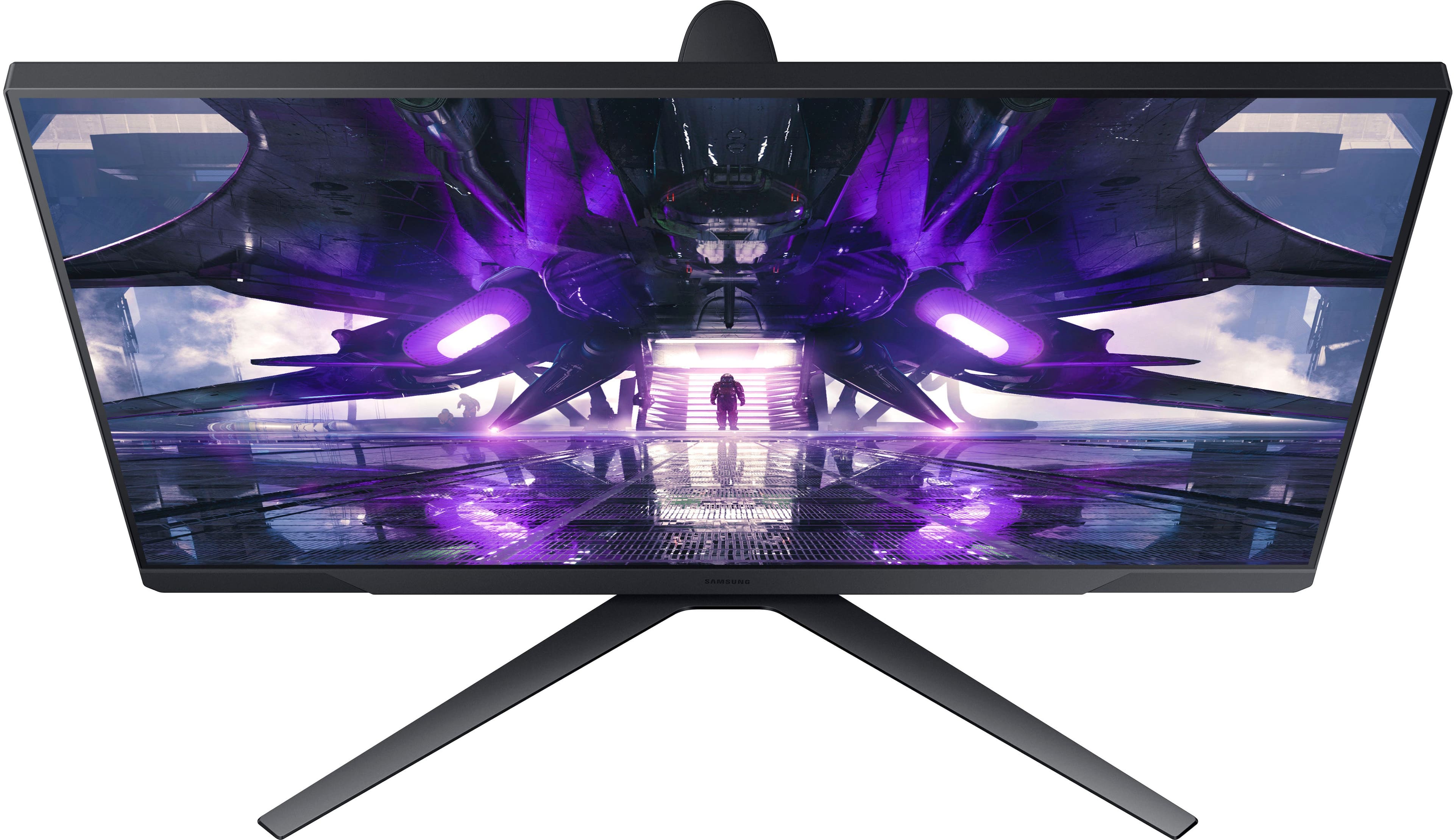 Alt View 27. Samsung - Odyssey G3 32" LED FreeSync Premium Gaming Monitor (DisplayPort, HDMI) - Black.