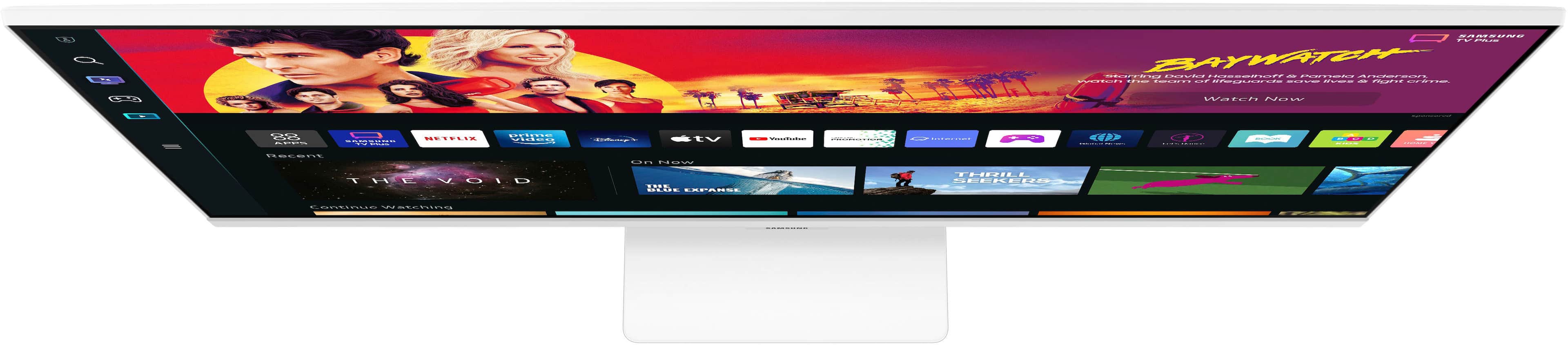 Alt View 14. Samsung - 32" M70B 4K USB-C Smart Monitor & Streaming TV - White.