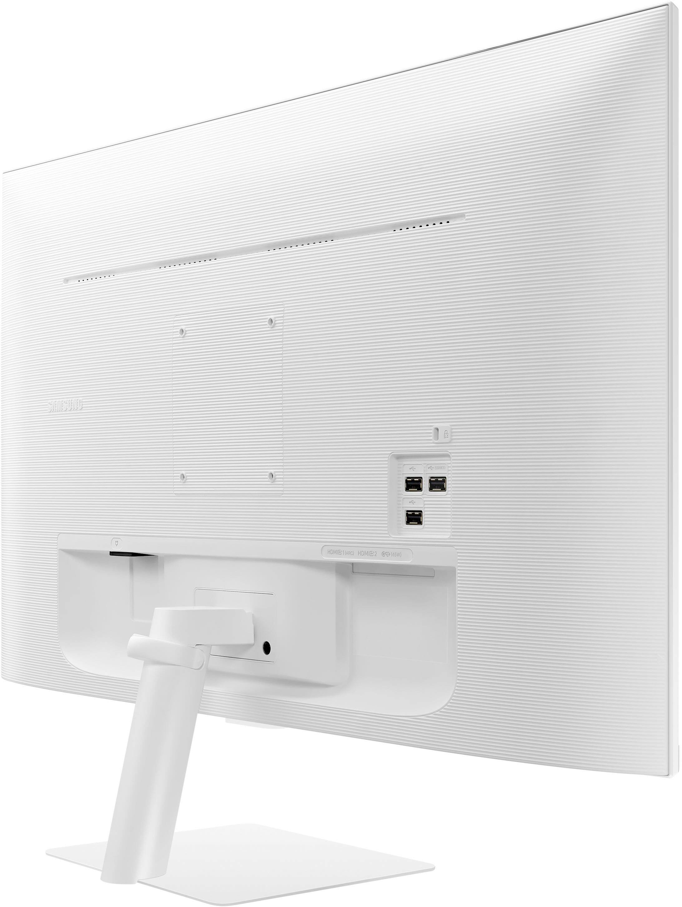 Alt View 20. Samsung - 32" M70B 4K USB-C Smart Monitor & Streaming TV - White.