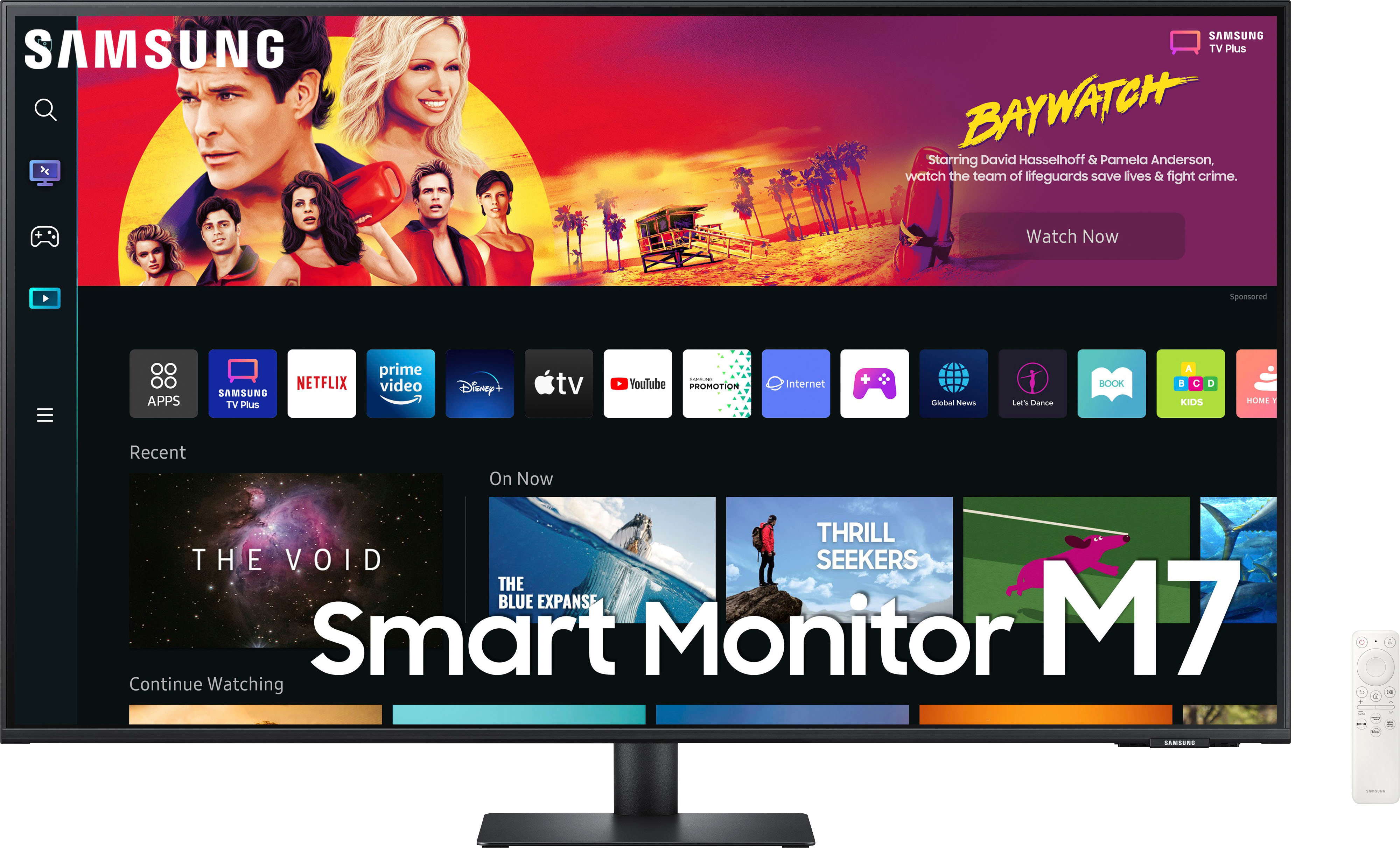 Samsung M7 Series 43" Smart 4K UHD Monitor (HDMI, USB-C) LS43BM702UNXZA - Best Buy
