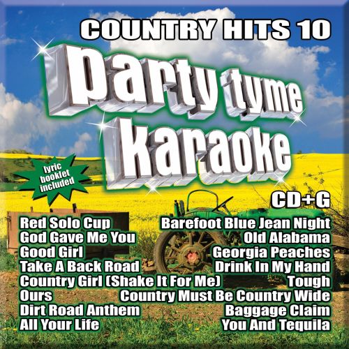  Party Tyme Karaoke: Country Hits, Vol. 10 [CD + G]