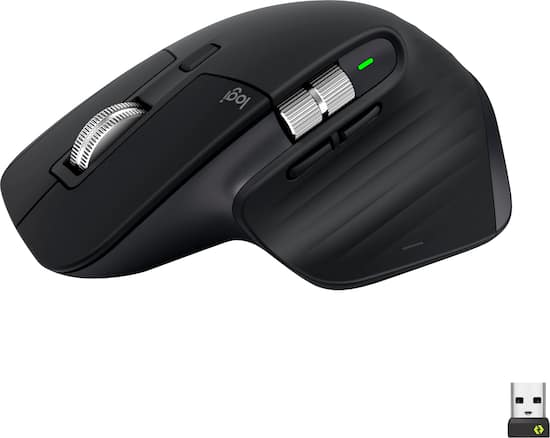 Logitech MX Master 3S Wireless Laser Mouse with Ultrafast