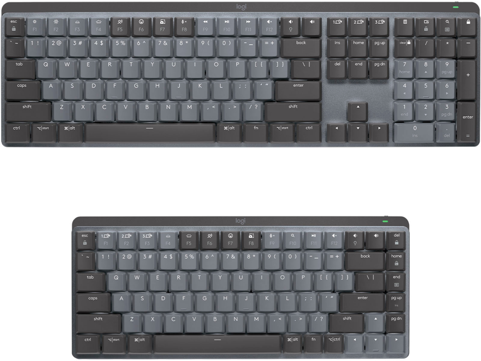 Logitech MX Mechanical Mini Compact Wireless Mechanical Tactile Switch  Keyboard for Windows/macOS with Backlit Keys Graphite 920-010550 - Best Buy