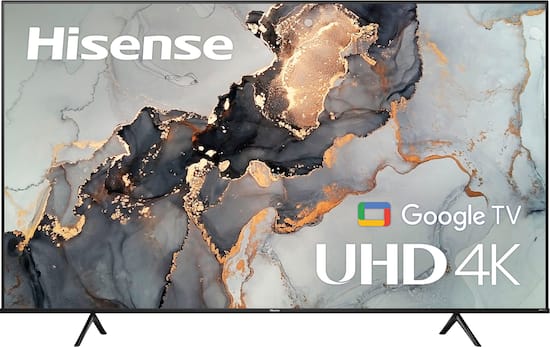 Hisense - Televisión Smart 75A6H serie A6, de 75 pulgadas, con resolución  4K UHD, con Google TV, control remoto de voz, Dolby Vision HDR, DTS Virtual