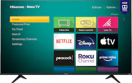 Hisense - 43" Class R6G Series LED 4K UHD Smart Roku TV (2021)