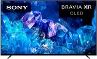 Front. Sony - 77" Class BRAVIA XR A80K OLED 4K UHD Smart Google TV - Black.