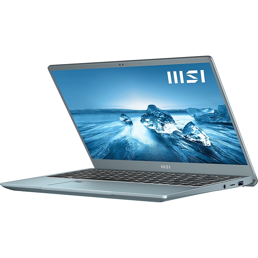 MSI Prestige 14 14" Laptop Intel Core i5 16 GB Memory NVIDIA GTX 1650 SSD Blue Stone PRE1412010 - Best Buy