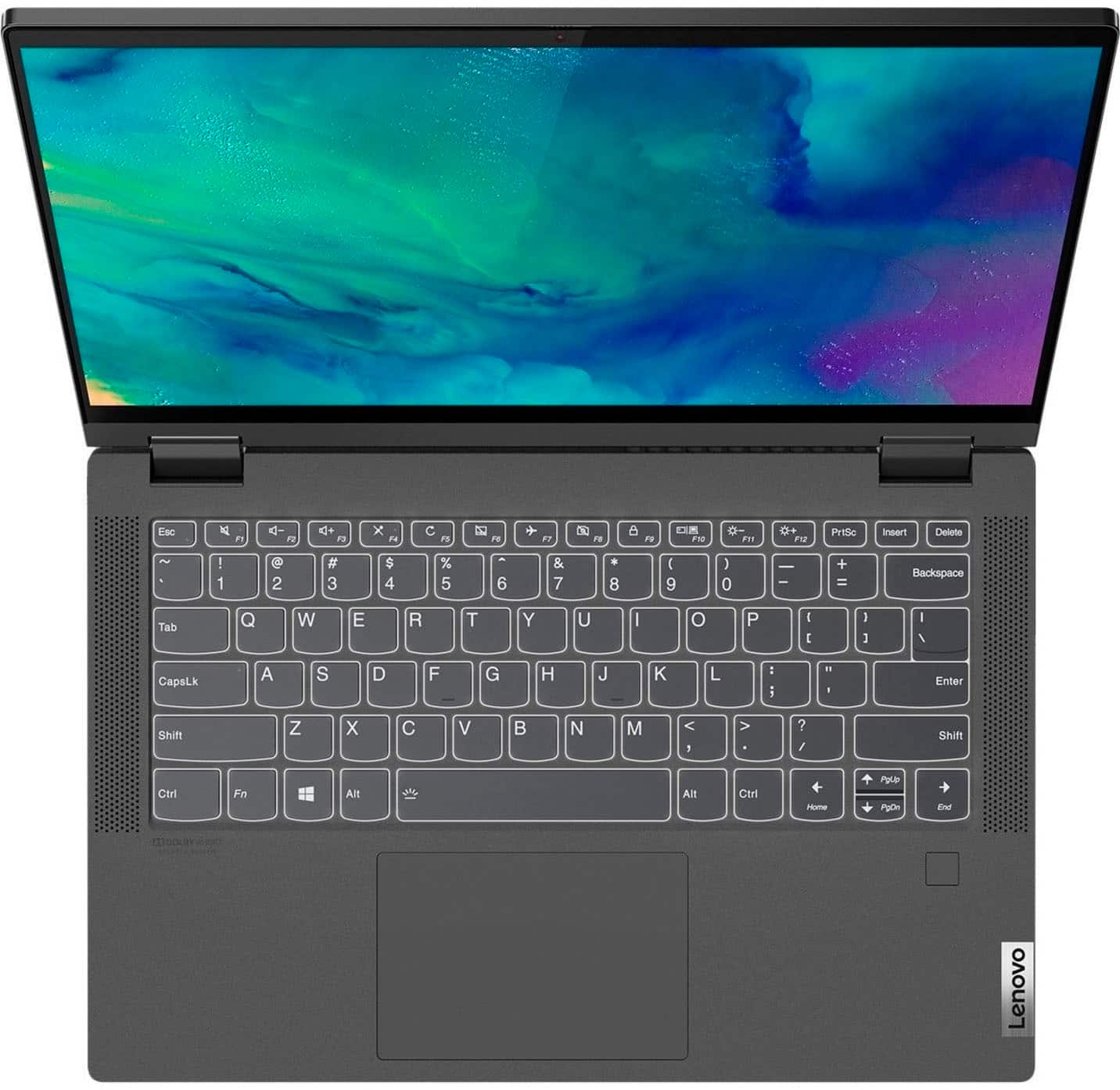 Alt View 17. Lenovo - IdeaPad Flex 5 15ITL05 2-in-1 15.6" Laptop - Intel Core i5 - with 8GB Memory - 256 GB SSD - Graphite Gray.