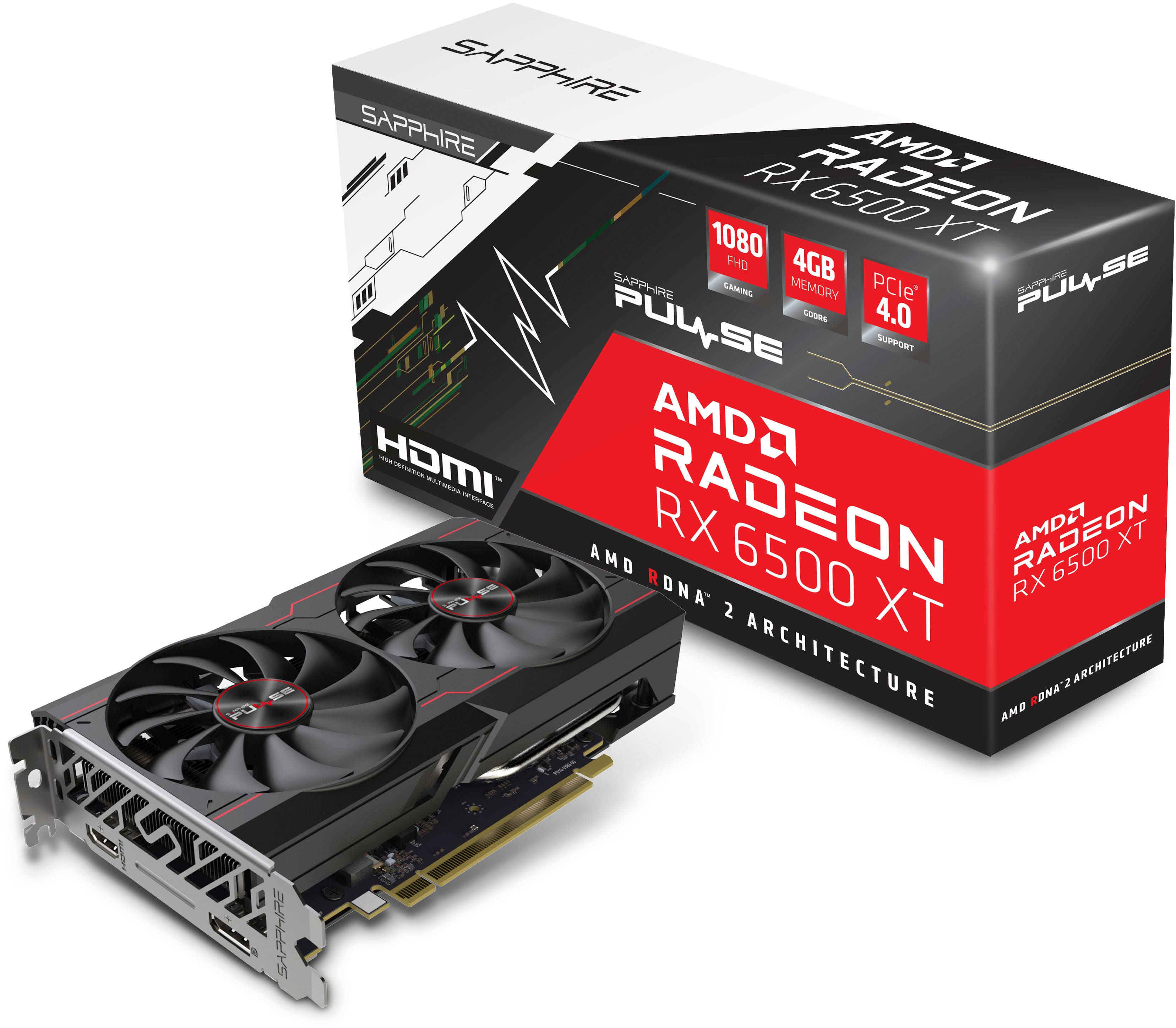 AMD Radeon RX 6500 XT officiel : du 1080p en 60 FPS compatible FSR