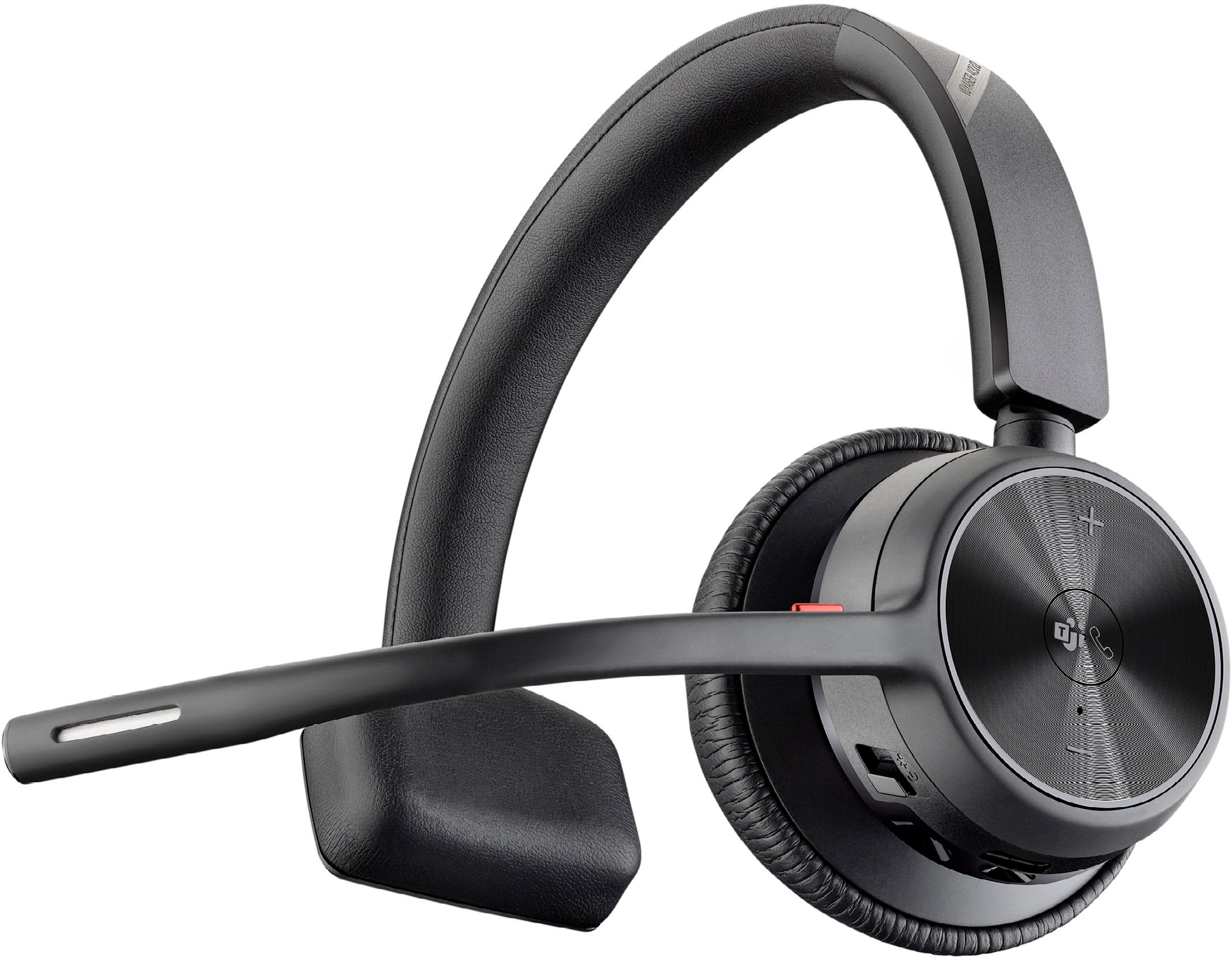 Prestigefyldte Goodwill Råd Poly formerly Plantronics Voyager 4310 Wireless Noise Cancelling Single Ear  Headset with mic Black Voyager 4310 - Best Buy