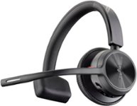 Front Zoom. Poly - formerly Plantronics - Voyager 4310 Wireless Noise Cancelling Single Ear Headset with mic - Black.