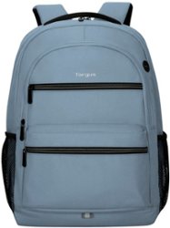 Targus - Octave II Backpack for 15.6” Laptops - Blue - Front_Zoom