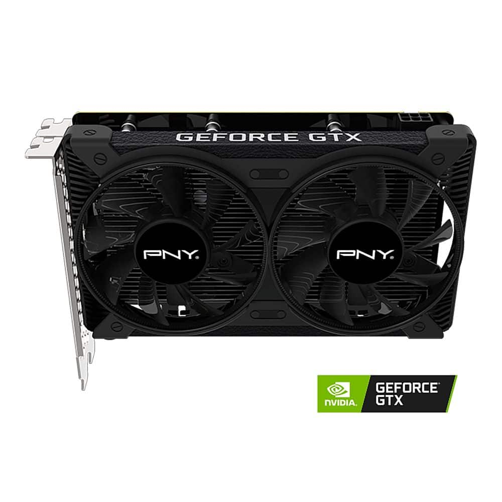 PNY NVIDIA GeForce GTX 4GB GDDR6 PCI Express Graphics Card with Dual Fan Black VCG16504D6DFPPB - Best Buy