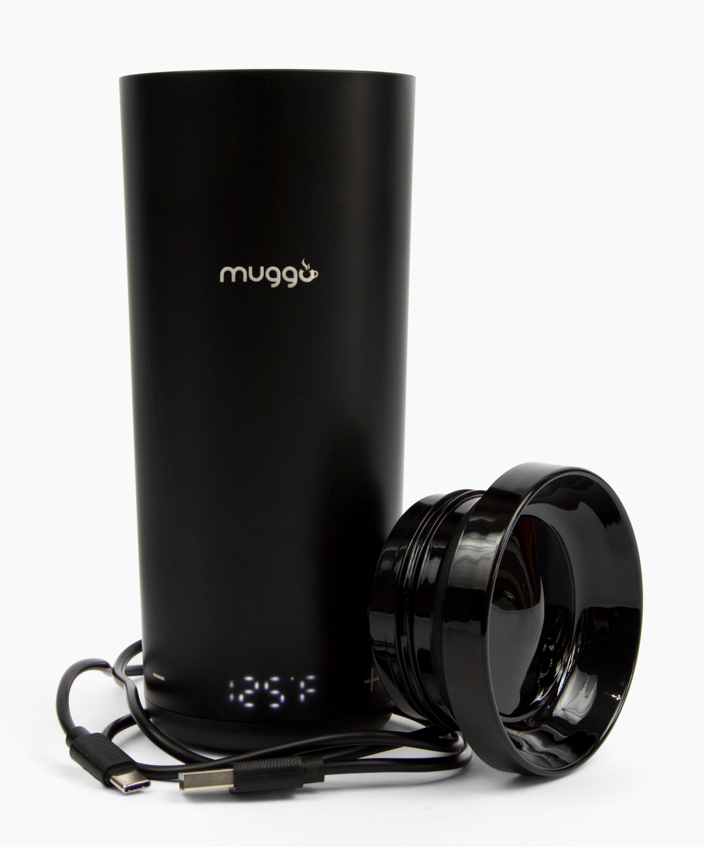 muggo 12 oz. Black Stainless Steel Temperature Control Mug MUG-002 - The  Home Depot