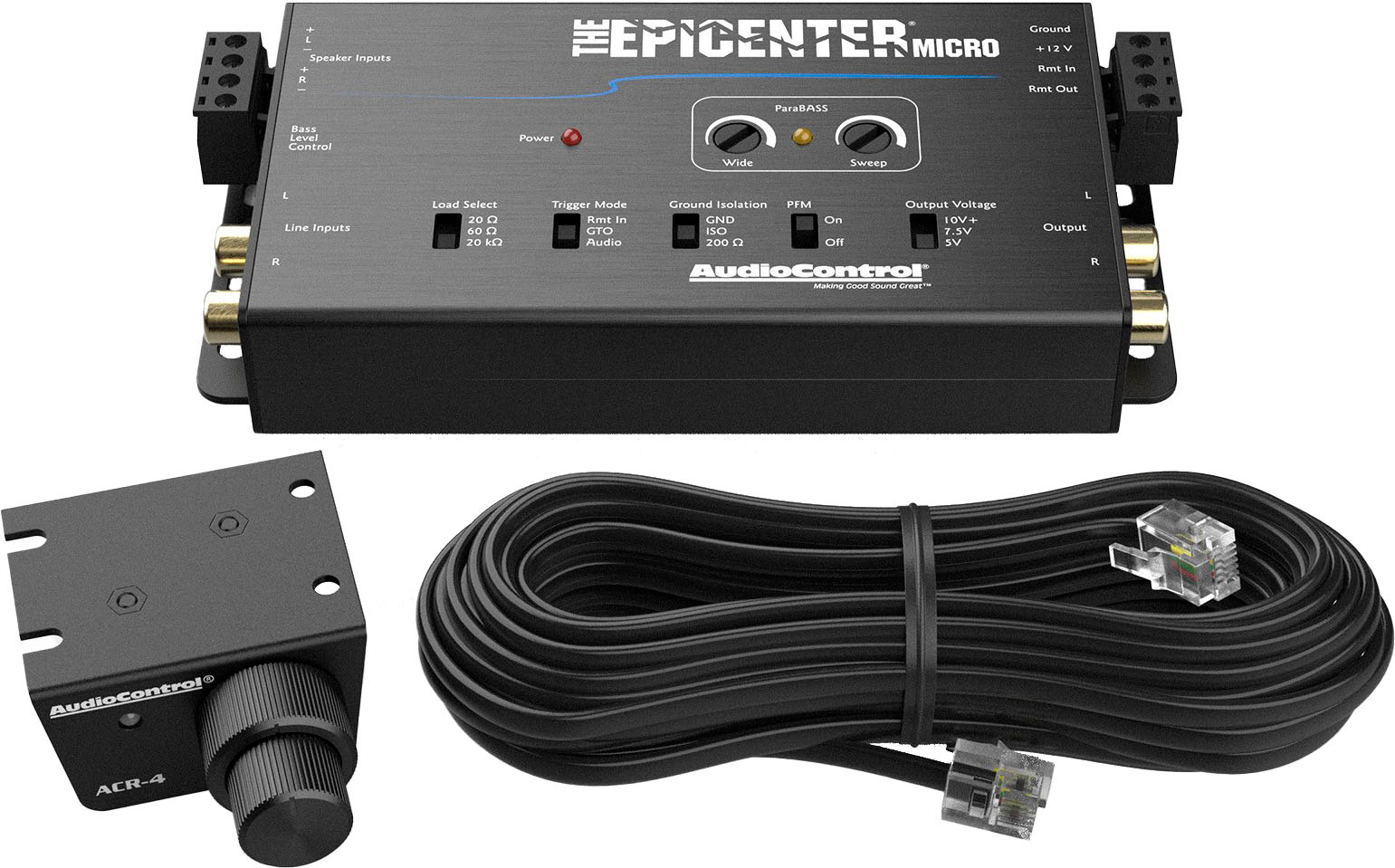 acceso Premisa contraste AudioControl The Epicenter Micro Digital Bass Restoration Processor and  Line Output Converter Black Epicenter Micro - Best Buy