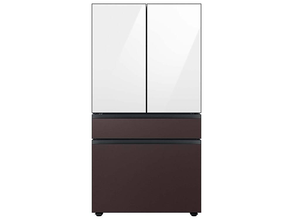 Alt View 22. Samsung - Bespoke 4-Door French Door Refrigerator Panel - Bottom Panel - Tuscan Steel.
