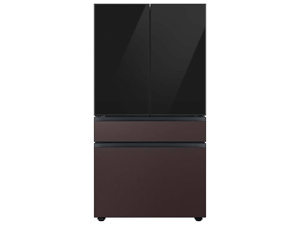 Alt View 14. Samsung - Bespoke 4-Door French Door Refrigerator Panel - Bottom Panel - Tuscan Steel.
