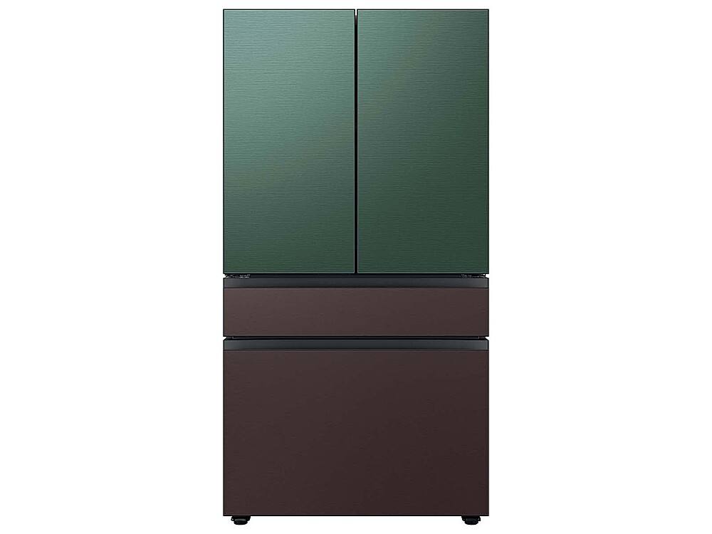 Alt View 16. Samsung - Bespoke 4-Door French Door Refrigerator Panel - Bottom Panel - Tuscan Steel.
