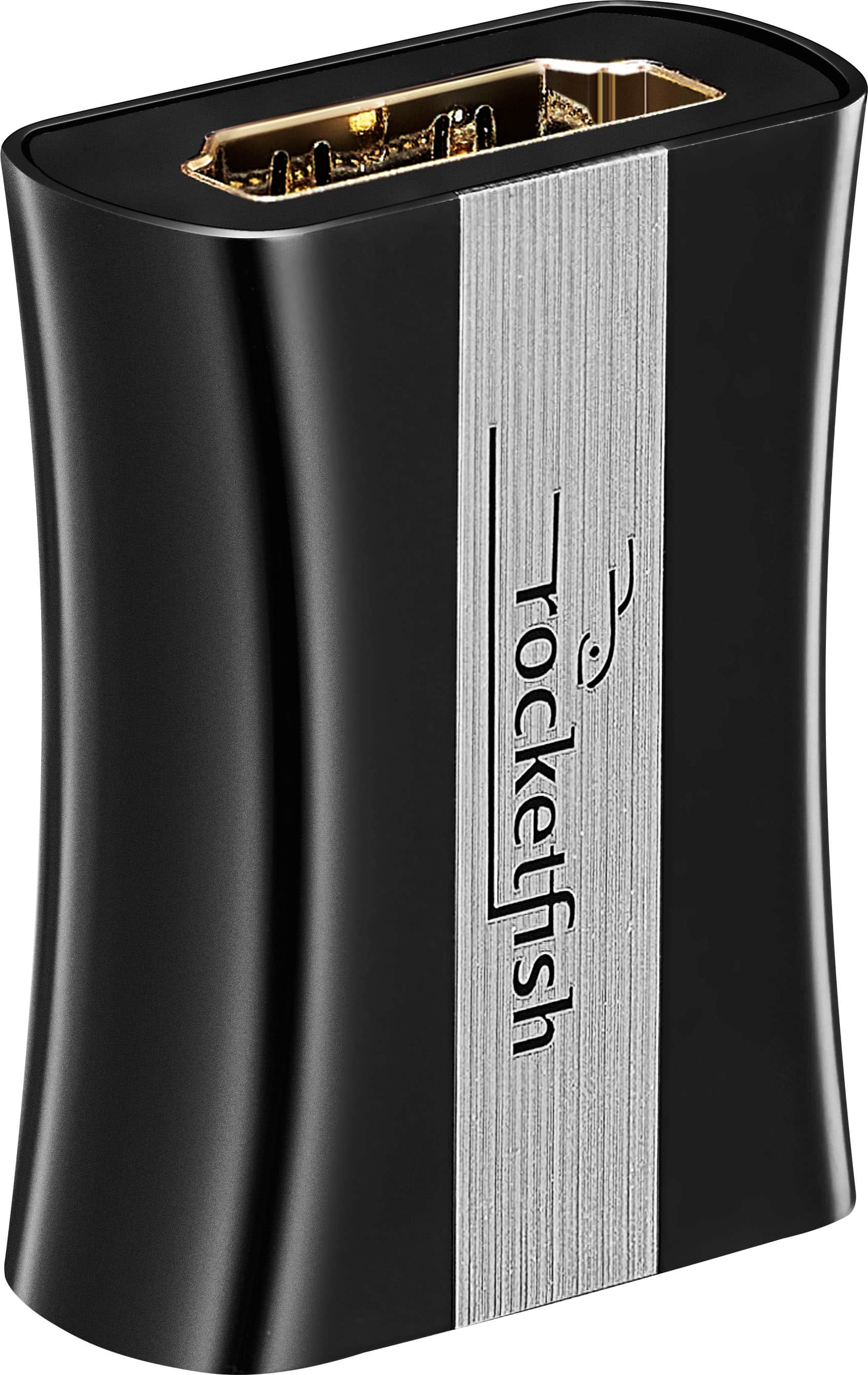 Angle. Rocketfish™ - 8K HDMI Coupler - Black.