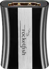 Front. Rocketfish™ - 8K HDMI Coupler - Black.