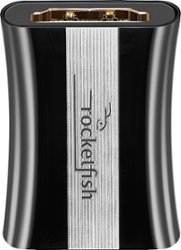 Rocketfish™ - 8K HDMI Coupler - Black - Front_Zoom