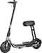 Segway - Ninebot D40X Electric Kick Scooter plus Seat  w/23.6 mi Max Operating Range & 18.6 mph Max Speed - Grey-Front_Standard 