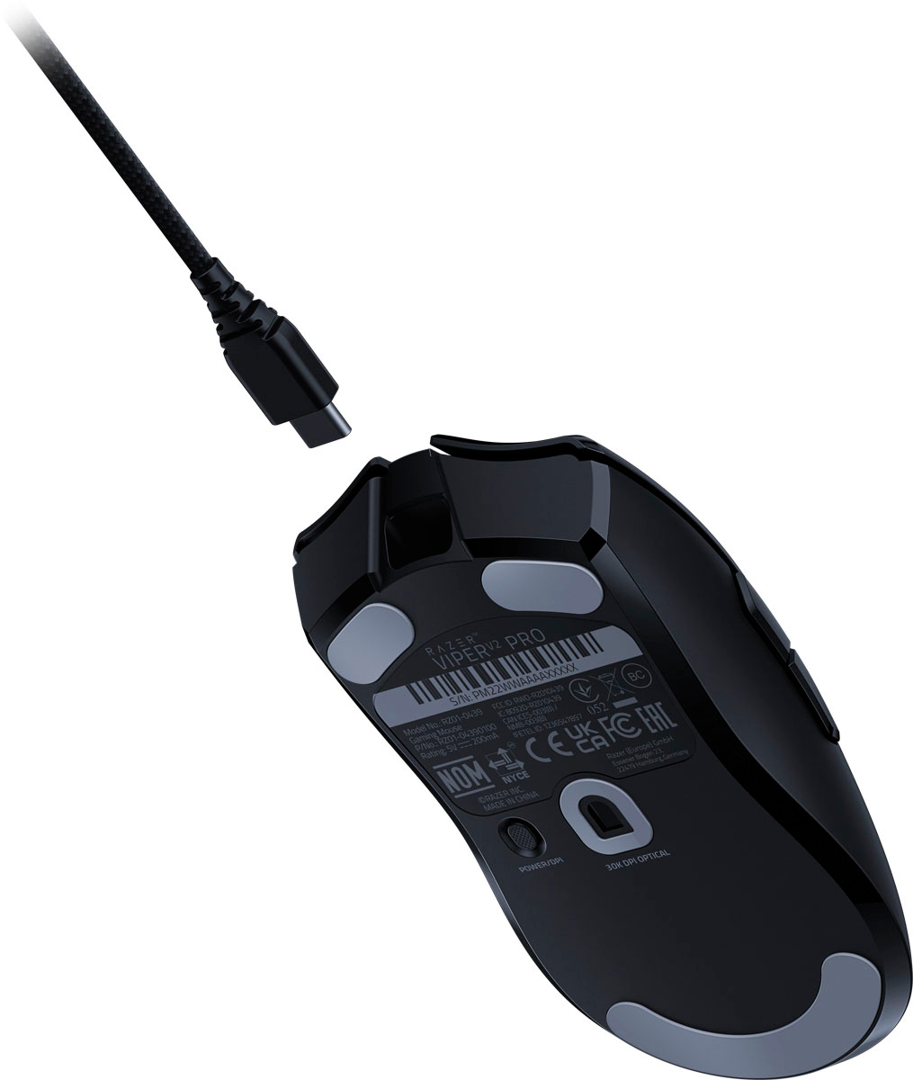PC/タブレット PC周辺機器 Razer Viper V2 Pro Lightweight Wireless Optical Gaming Mouse with 80 Hour  Battery Life Black RZ01-04390100-R3U1 - Best Buy