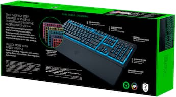 Razer Ornata V3 X Full Size Wired Membrane Gaming Keyboard with Razer Ornata V3 X Full Size Wired Membrane Gaming Keyboard with