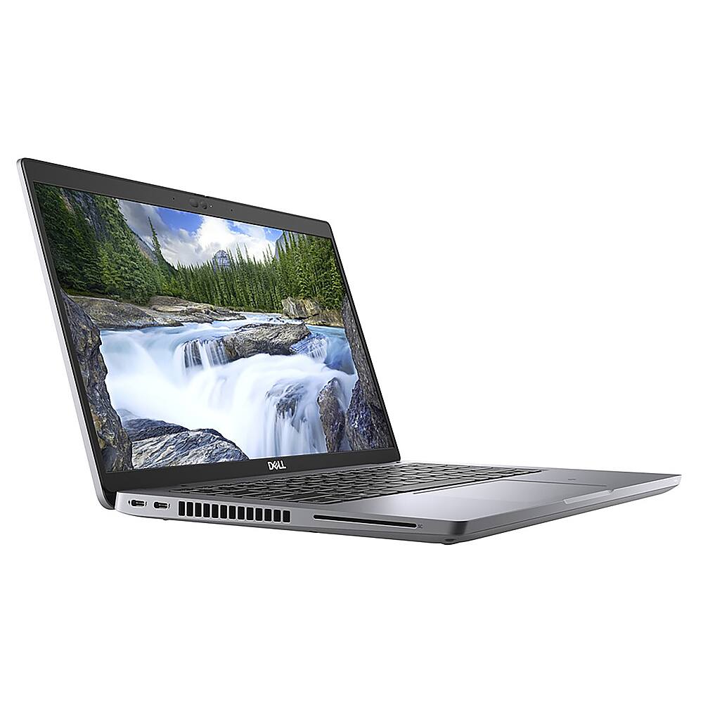 Angle View: Dell - Latitude 5000 14" Laptop - Intel Core i7 - 16 GB Memory - 256 GB SSD - Silver