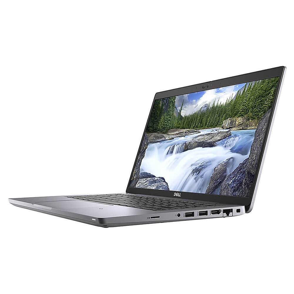 Left View: Dell - Latitude 5000 14" Laptop - Intel Core i7 - 16 GB Memory - 256 GB SSD - Silver